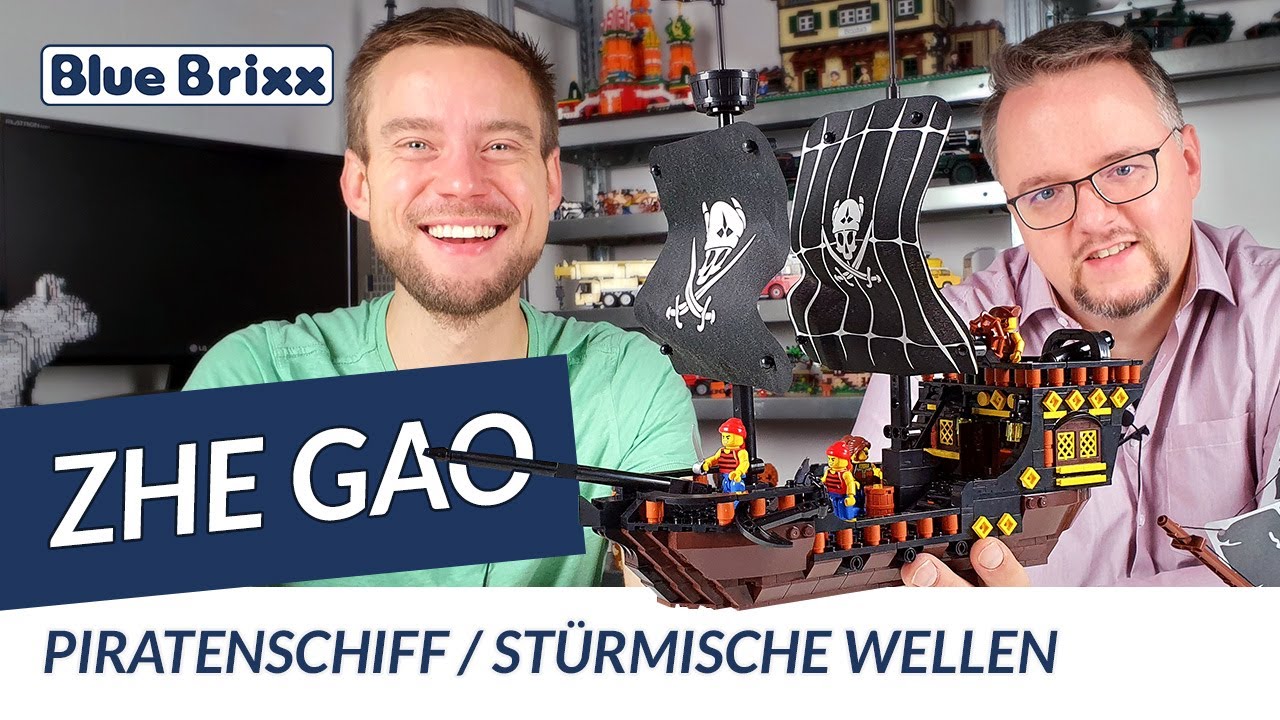 Piratenschiff der Serie "Stürmische Wellen" von Zhe Gao @ BlueBrixx