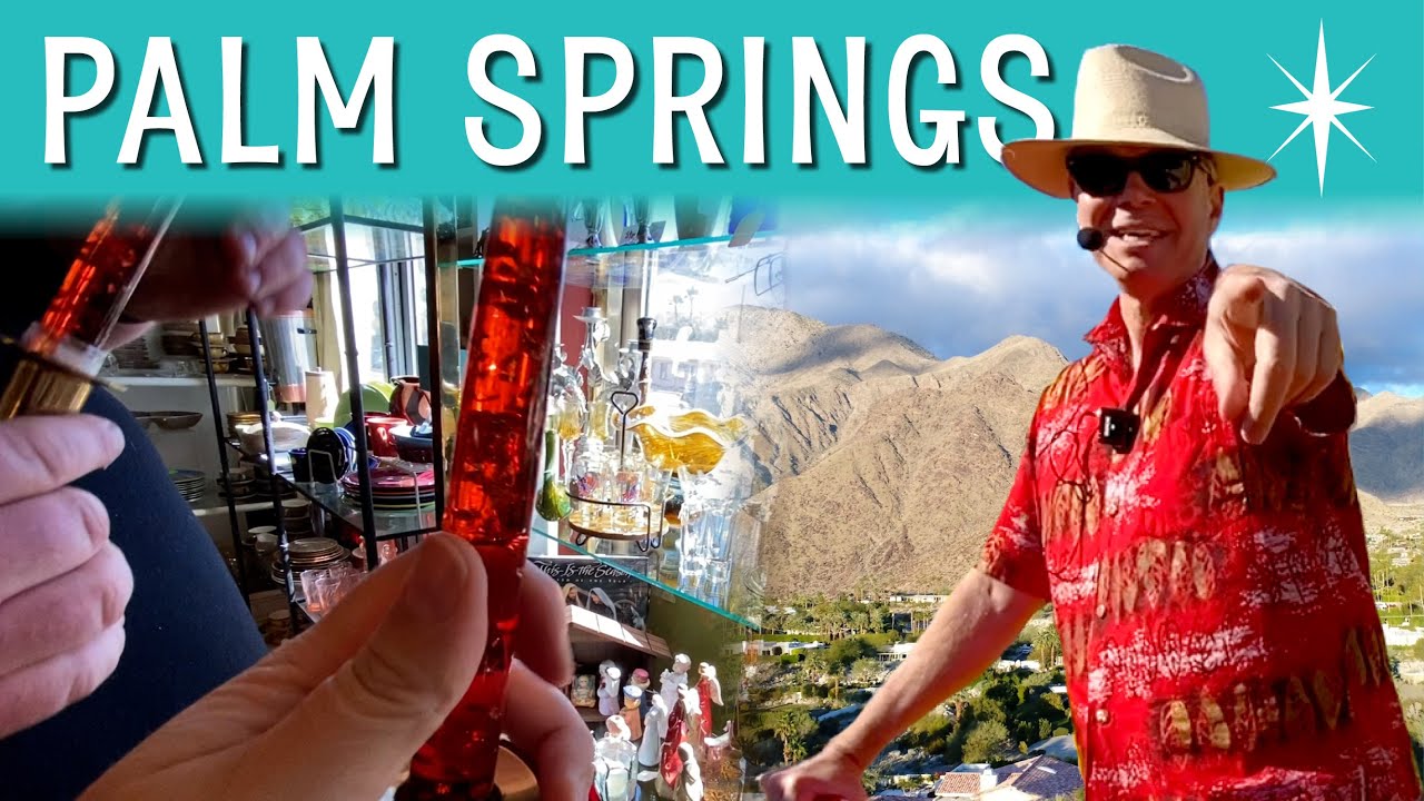 Palm Springs Modernism Week 2022! Charles Phoenix Bus Tour & Antique Shopping