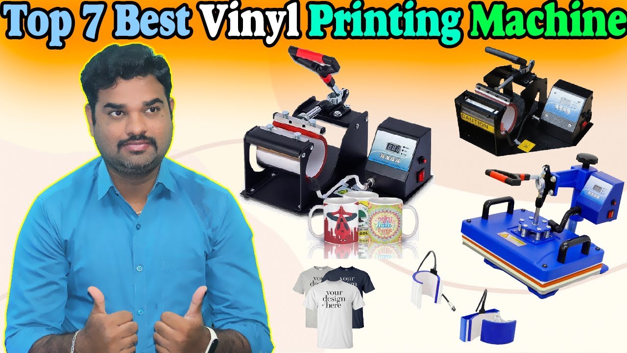 ✅ Top 7 Best Vinyl Printing Machine In India 2024 With Price |Heat Press Machine Review & Comparison