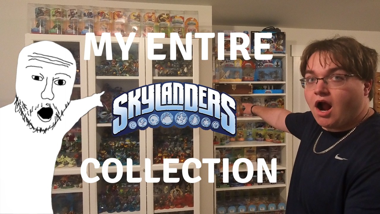 My Entire Skylanders Collection! Every Skylander I Own Plus One New Figure! - ShroomBoomin'