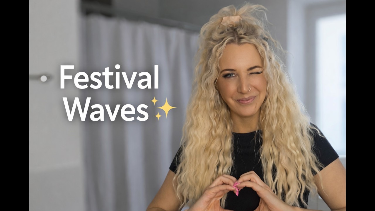 Festival Waves ✨ | Beach Waves mit Welleneisen & Clip-in-Extensions