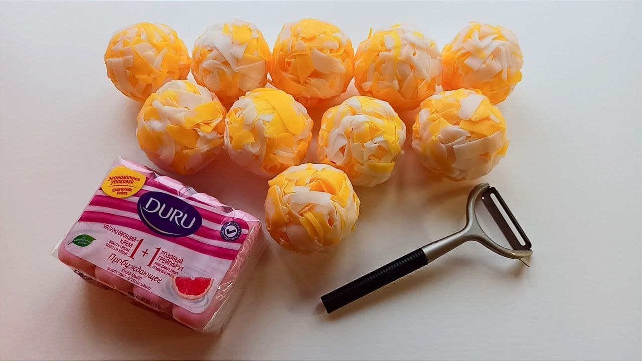 Totorial | How to make a Crispy soap Ball for ASMR | Как сделать мыльный шарик для АСМР