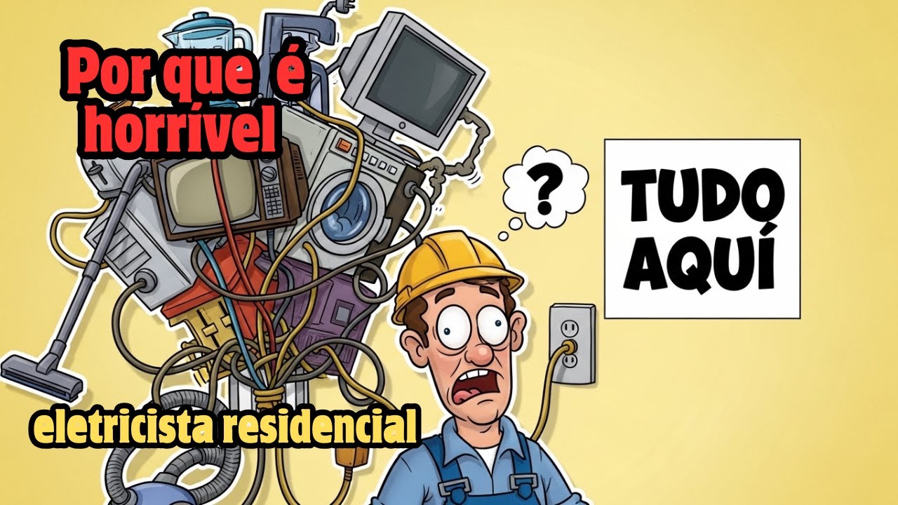 Por que é horrível ser eletricista residencial” ⚡😒