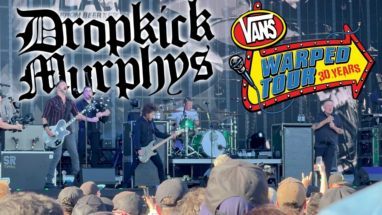 Dropkick Murphys - Full Set - Warped Tour Long Beach 2025