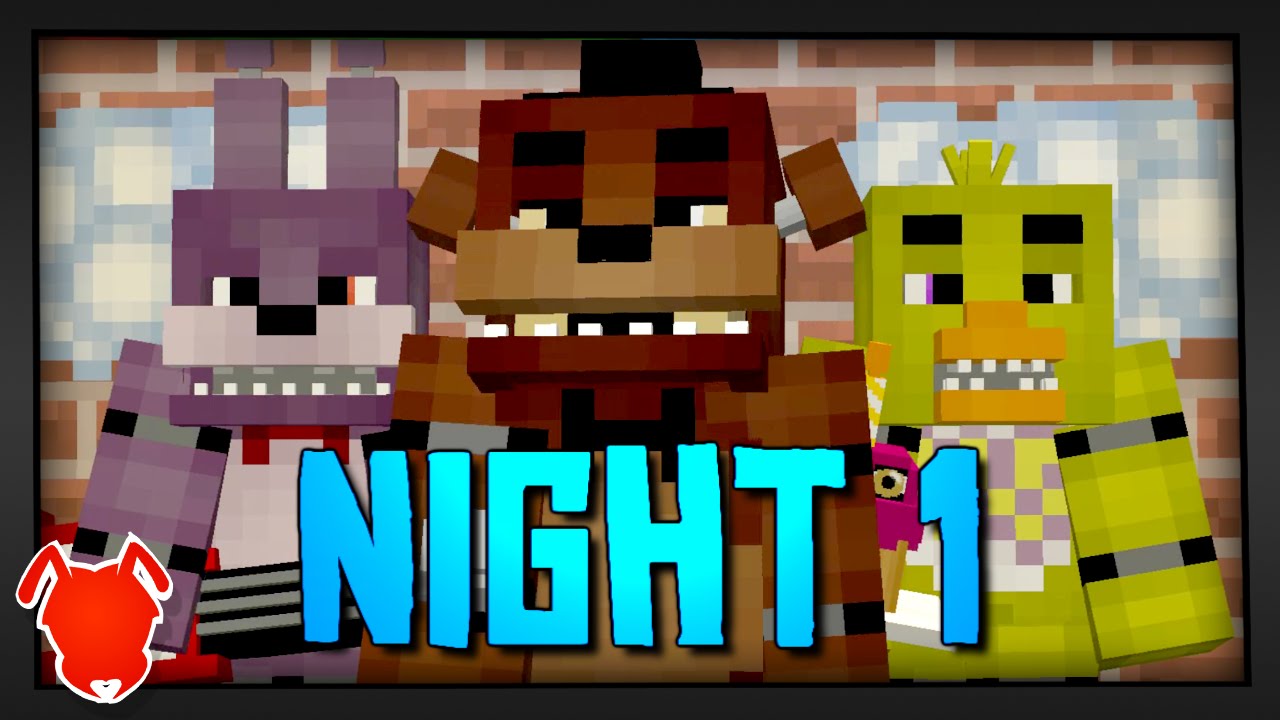 MINE Nights at Freddy's | Ночь 1 | FNAF Minecraft Roleplay