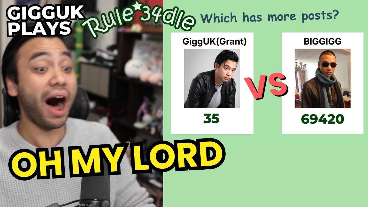Gigguk Gets Mindbreak Over Playing Rule34dle