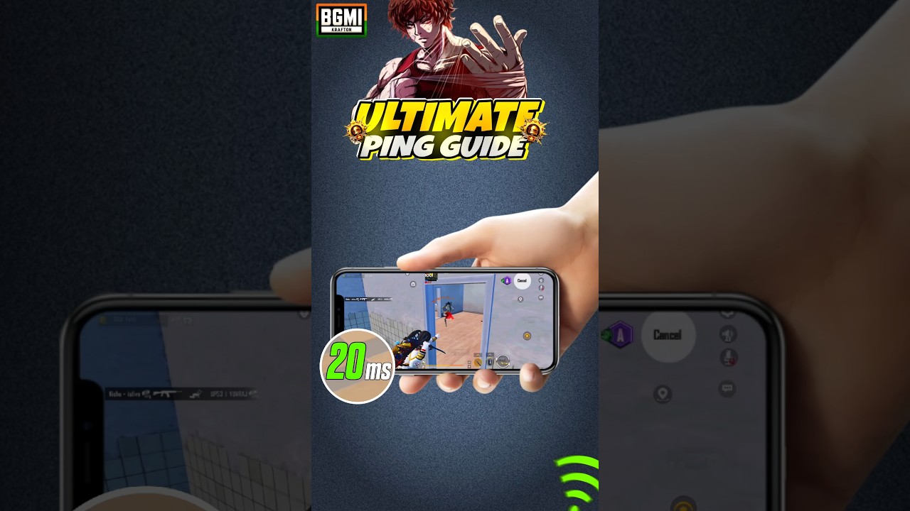 HOW TO FIX BGMI PING PROBLEM 🔥 ! ULTIMATE PING GUIDE #bgmilagfix #shorts
