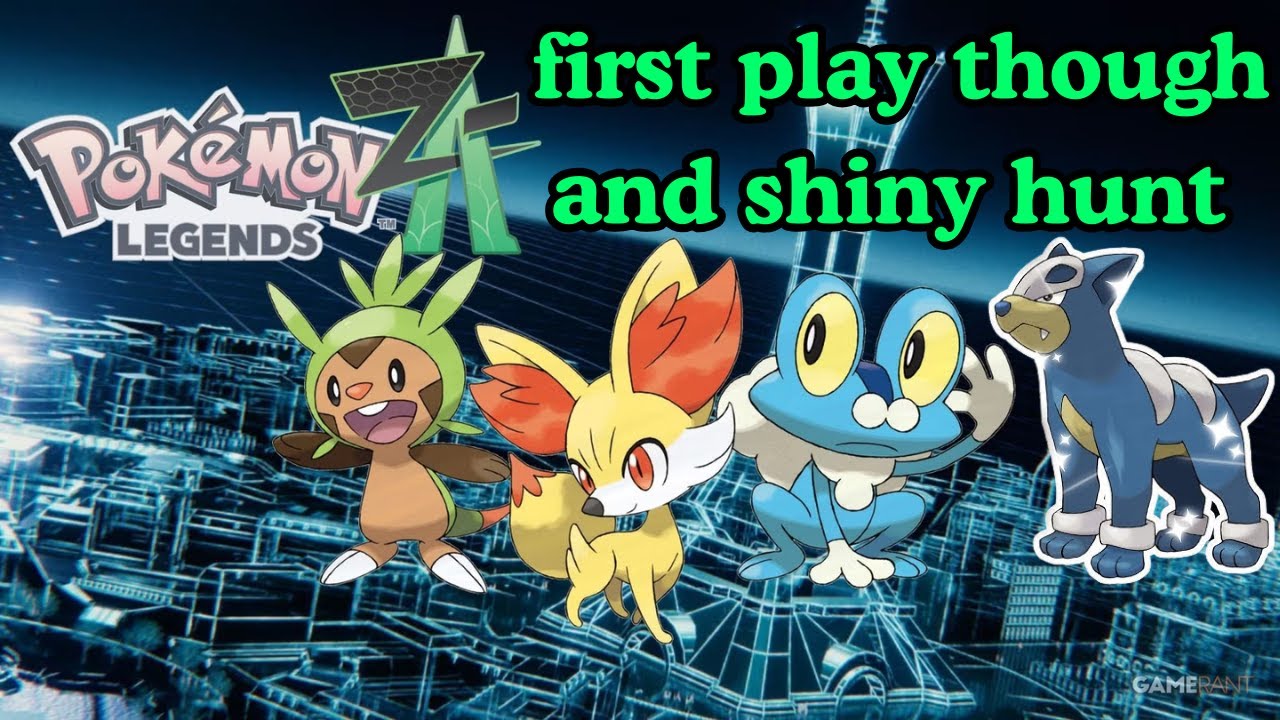 Pokémon Legends: Z-A LIVE : Starting the game and shiny hunting for houndour 1 in 4000 odds