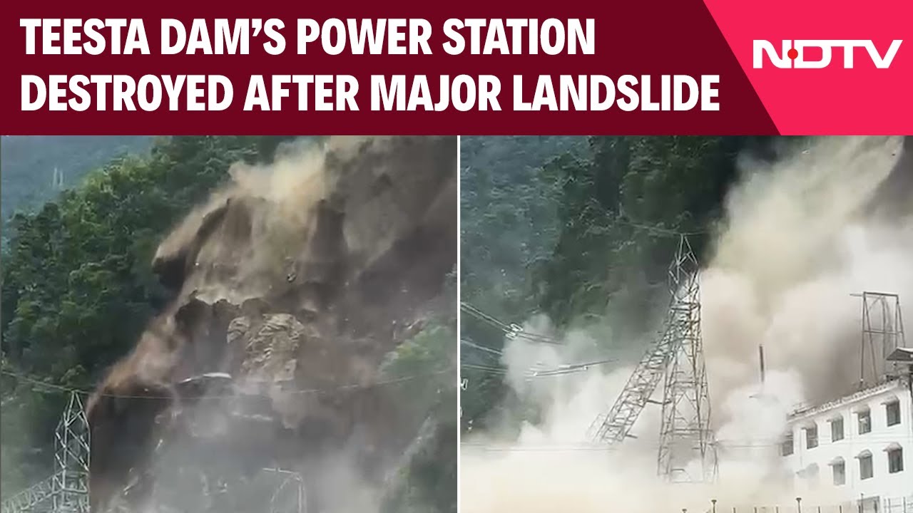 Sikkim Landslide Latest | Teesta Dam's Power Station Destroyed After Major Landslide