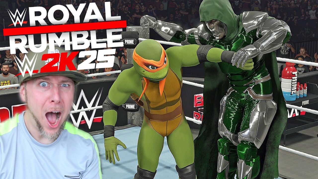 TMNT LEGENDS vs MARVEL AVENGERS DOOMSDAY ROYAL RUMBLE WWE 2K25