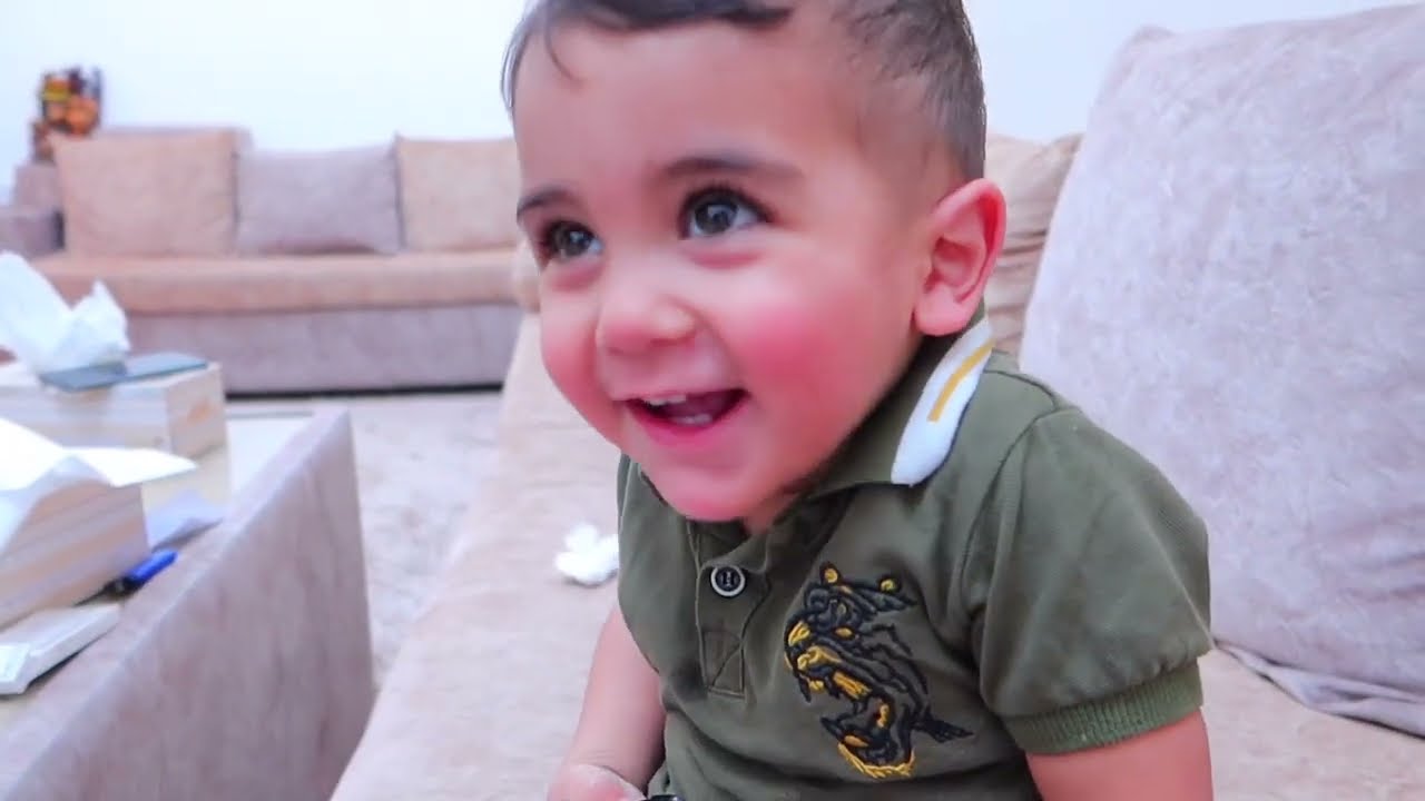محمود صار يبكي👼🏻لما شاف بنت سمراء و أبن ريم😍ردة فعلنا أولاد أو بنات!! عائلة الشاقي