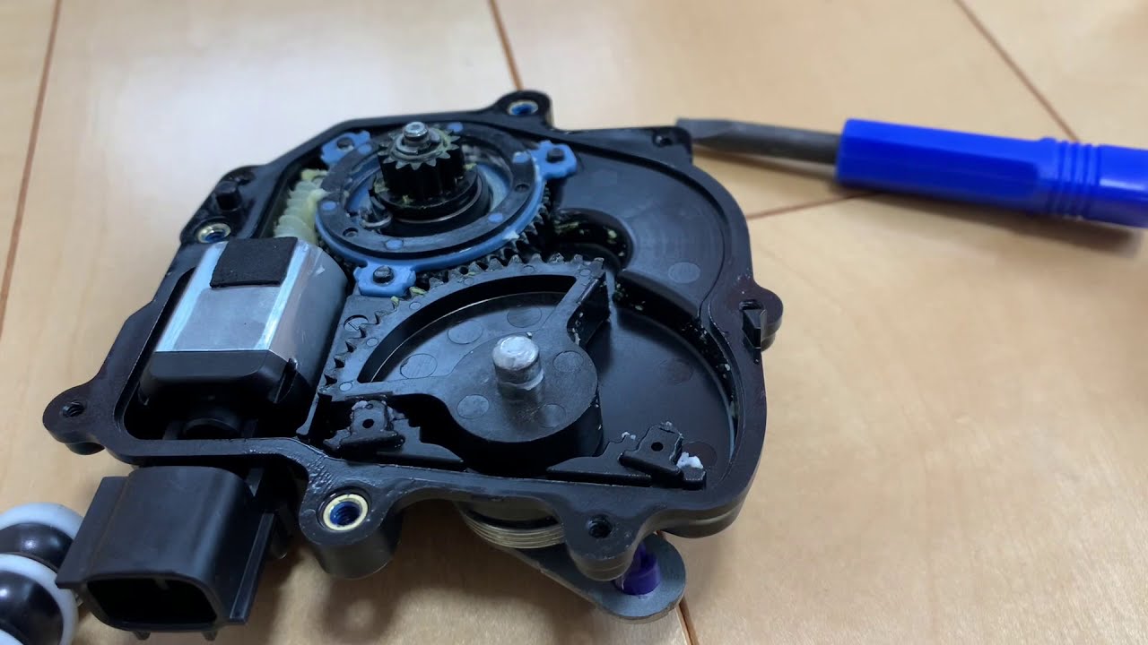 エスティマ　スライドドア修理　DIYチャレンジ