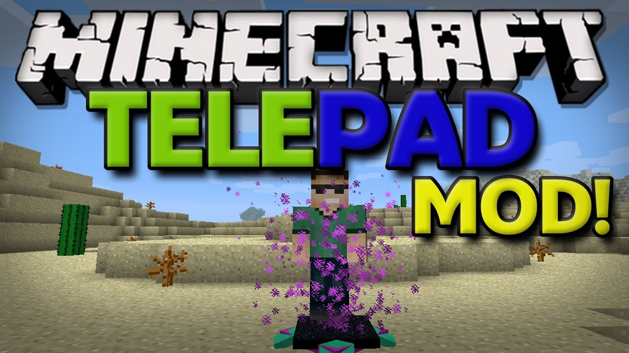 Minecraft Mods - TelePads Mod: TELEPORT IN MINECRAFT (1.6.4)