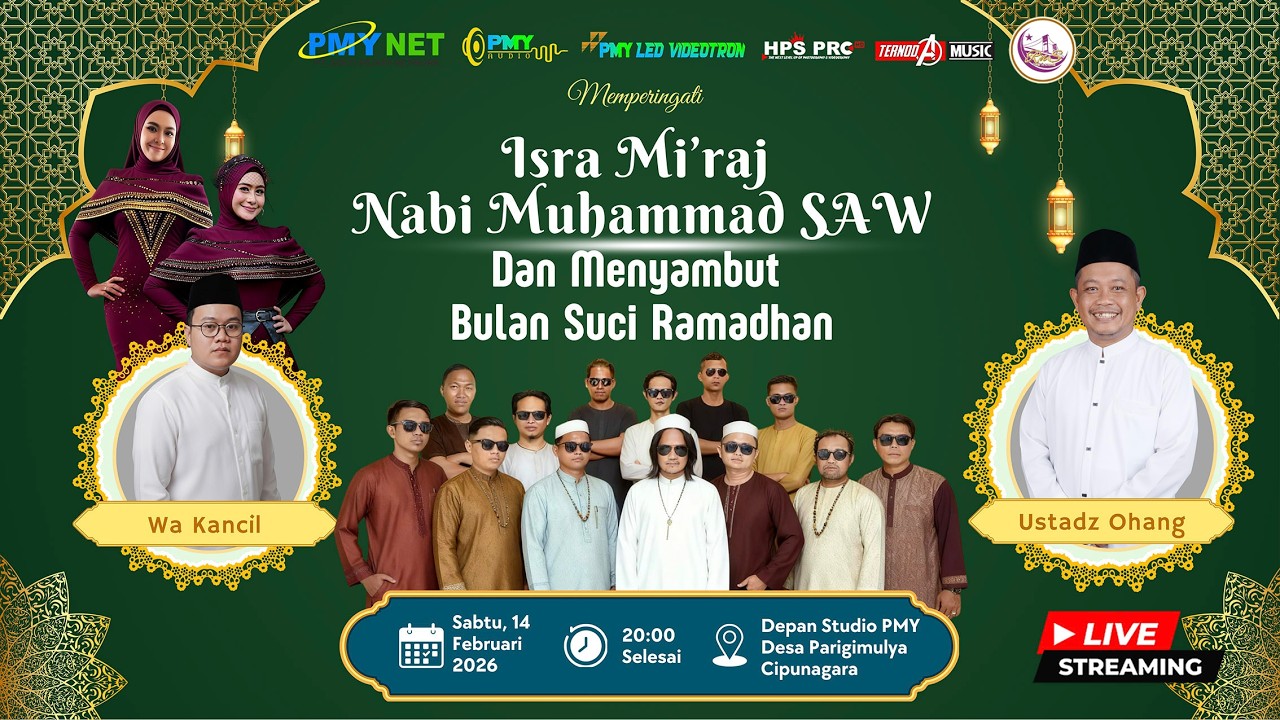🔴LIVE ISRA MI'RAJ & MENYAMBUT BULAN RAMADON || SABTU, 14 - FEBUARI - 2026