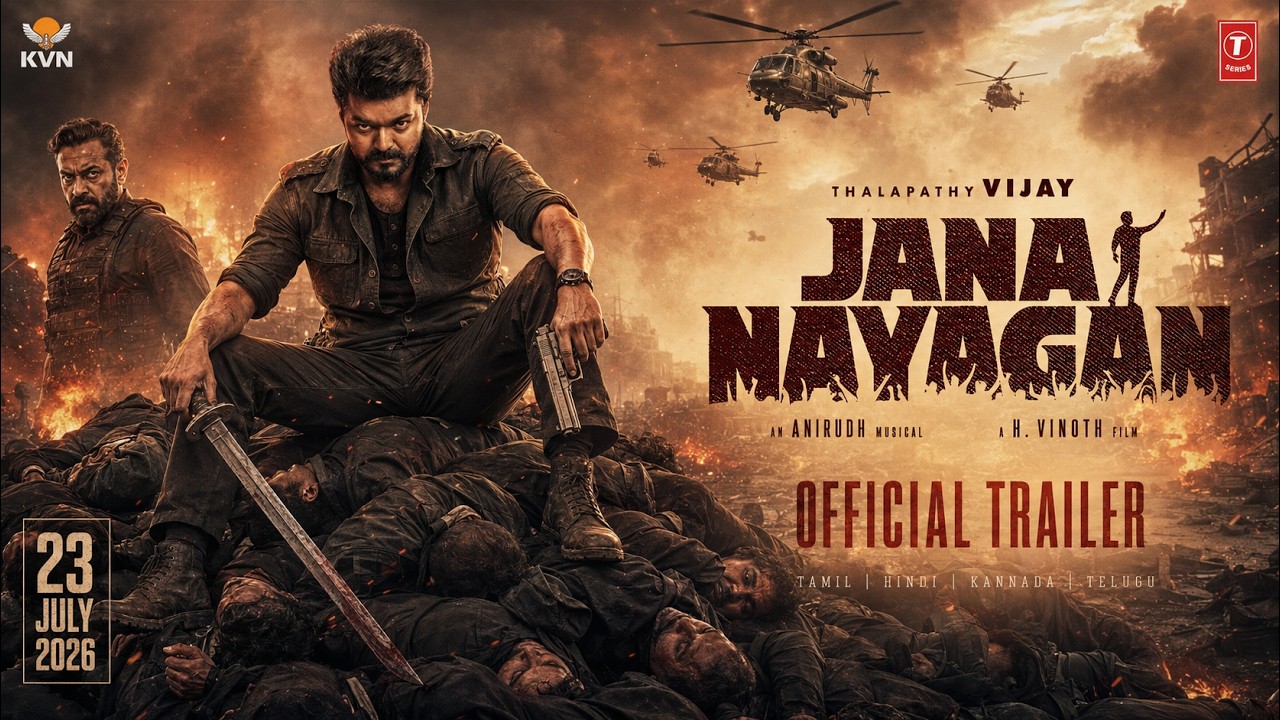 Jana Nayagan - Official Trailer | Thalapathy Vijay | Pooja Hegde | KVN | Concept