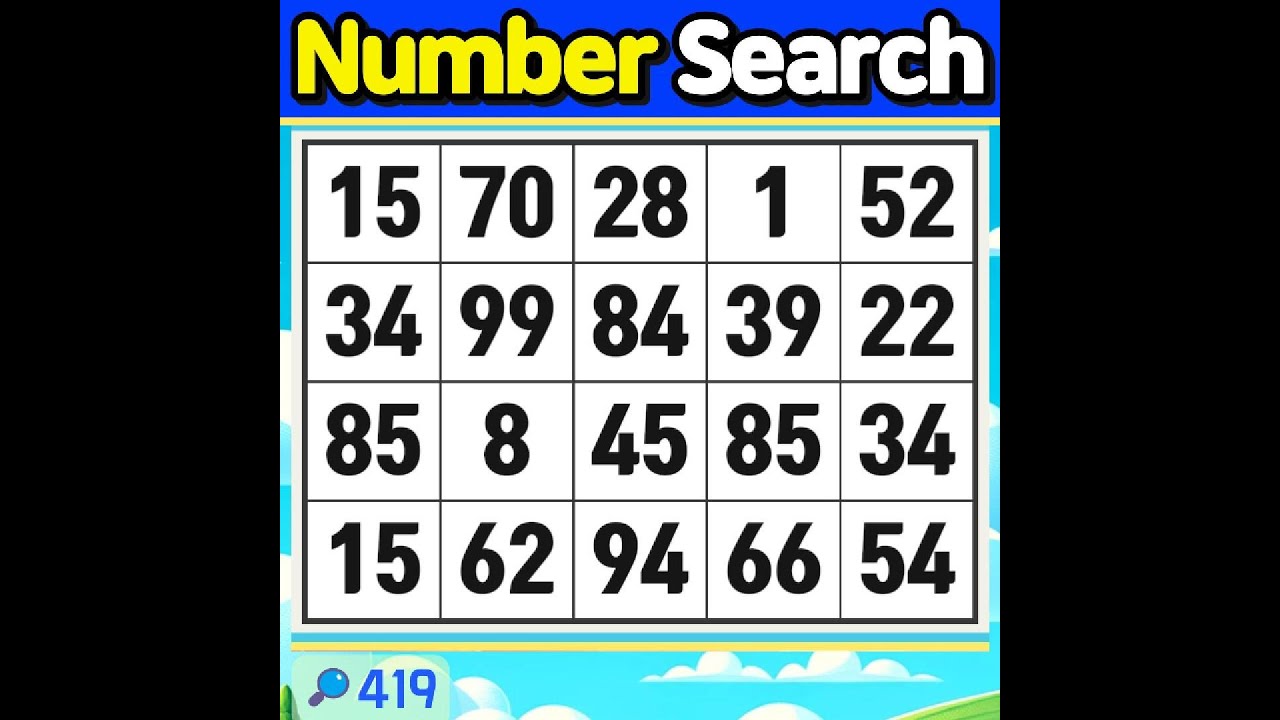 Number Search 