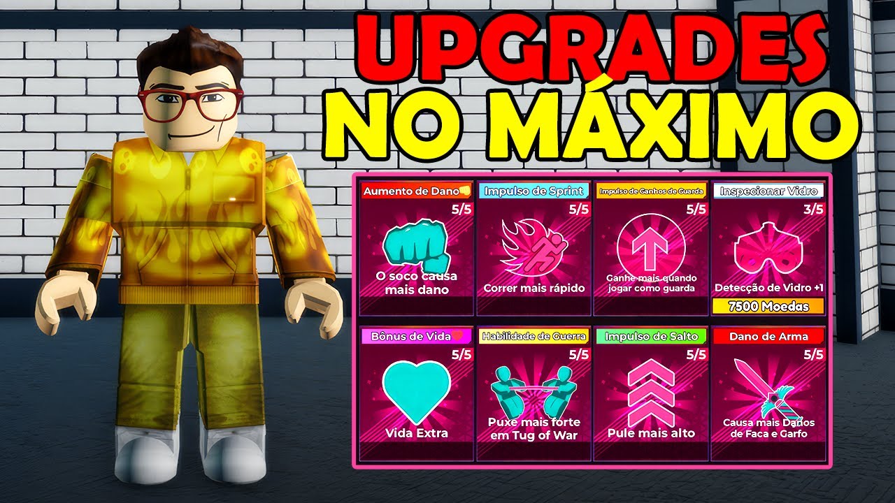 ESSE É O JOGADOR com UPGRADES NO MÁXIMO no SQUID GAME X do Roblox