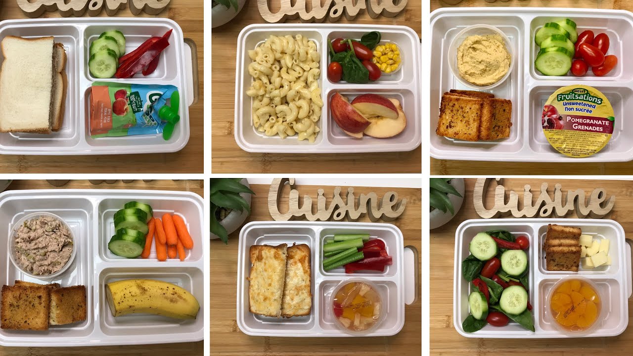 9 idées de Boîte à lunch en 5min‼️😃 Des astuces pour faciliter votre routine du matin 😉!