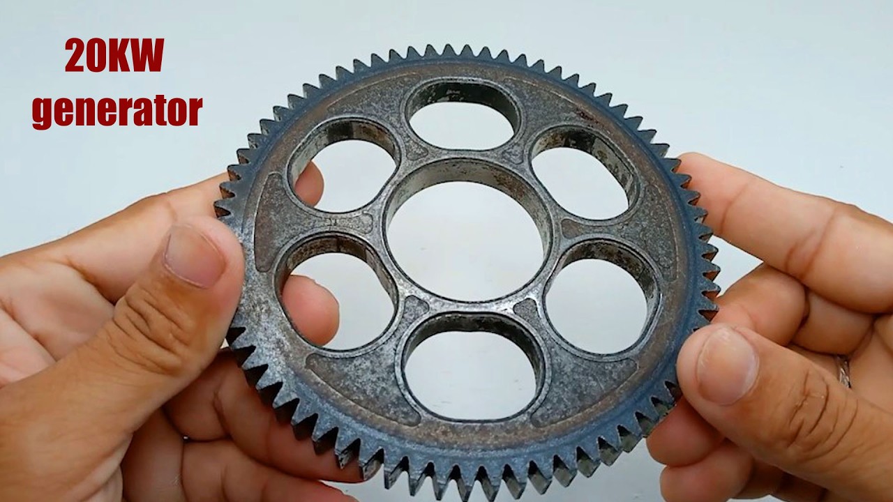 I make 220V free energy 20000W generator for home lightbulbs transformer At Home