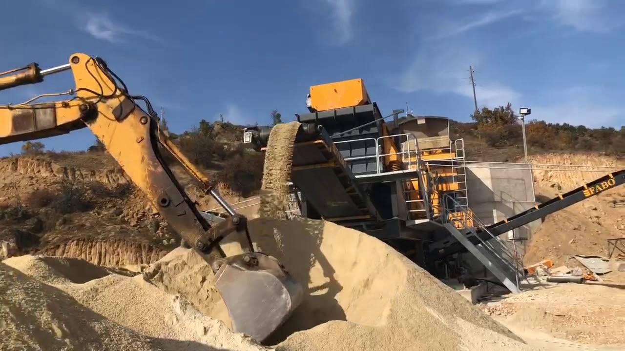 FABO | MVSI-900 MOBILE VERTICAL SHAFT IMPACT CRUSHER SCREENING PLANT SAND MAKING | +90 533 035 75 73