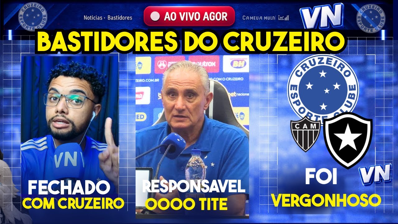 🔵 BASTIDORES DO CRUZEIRO | TITE ,BRASILEIRÃO,CLASSICO