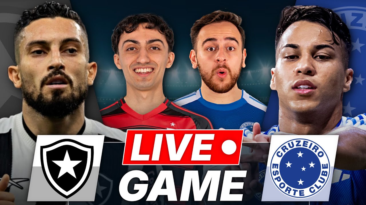 CRUZEIRO vs BOTAFOGO LIVE Watch Along (FULL Match Stream) – Brazilian Série A 2025