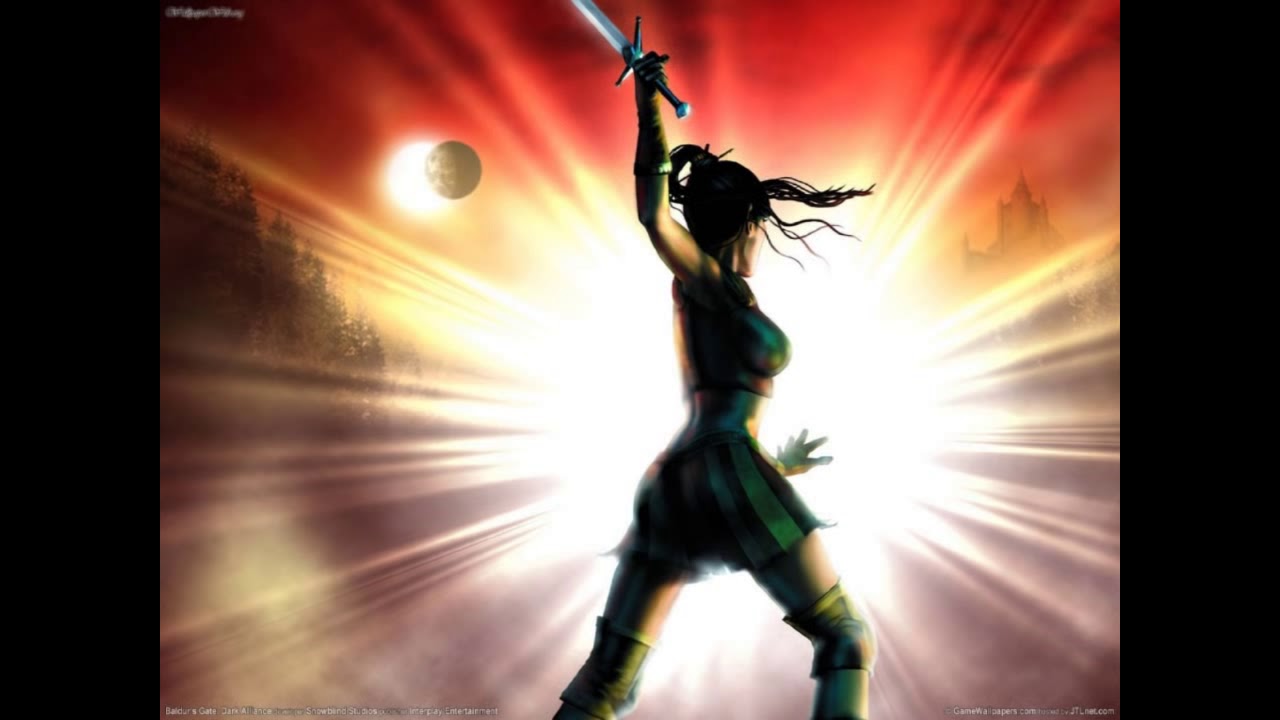Baldur s Gate Dark Alliance Music   Elf Song Tavern  FULL SONG