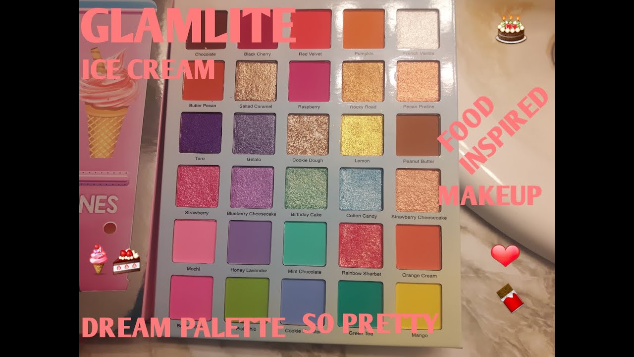 Glamlite Ice Cream Dream Palette Review + Swatches | Coolasice Makeup