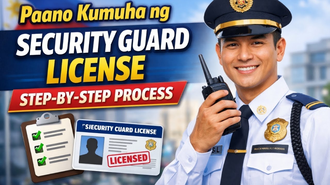 Paano Kumuha ng Security Guard License | Step by Step Guide (2026 Updated)