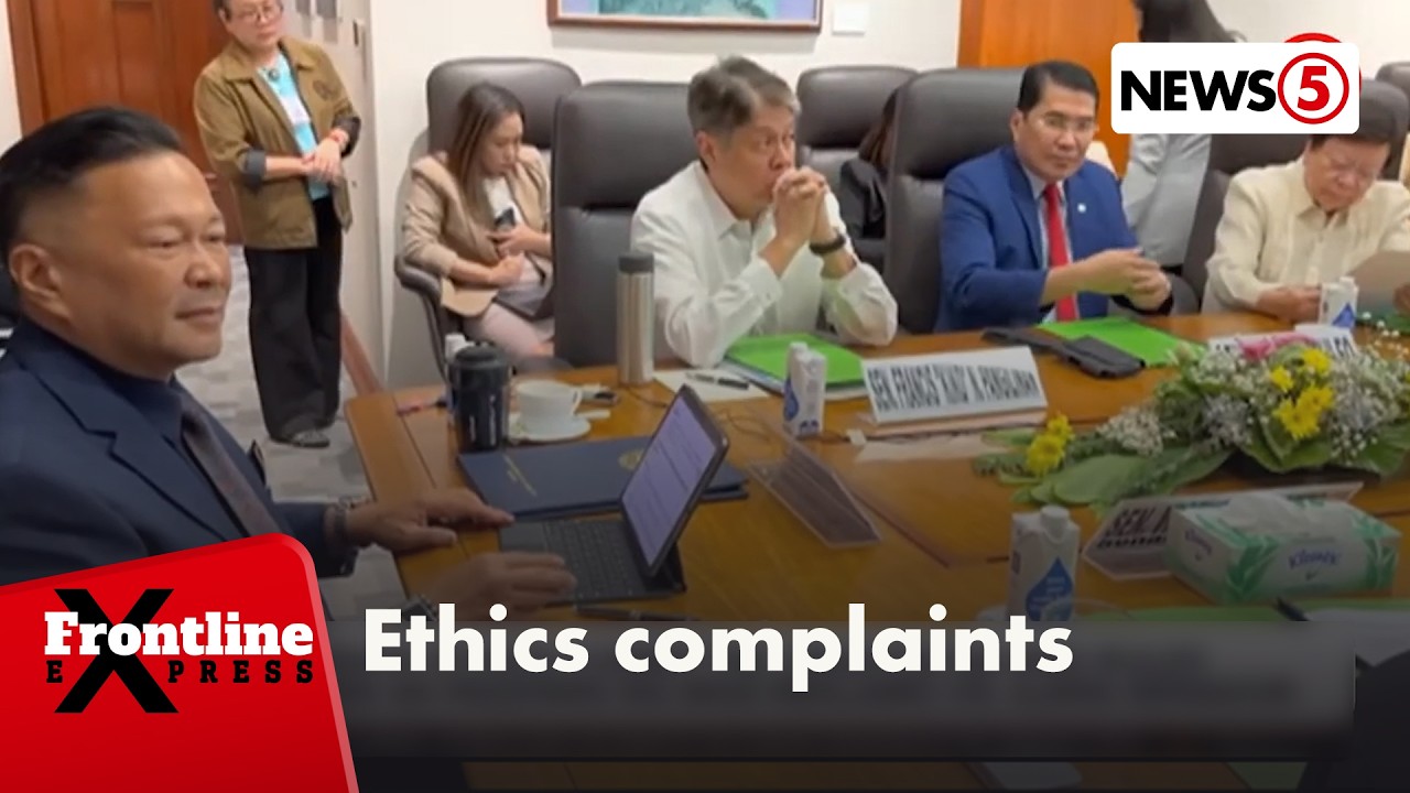 Senate Ethics Committee, may 6 na reklamong hawak vs. ilang senador | Frontline Express