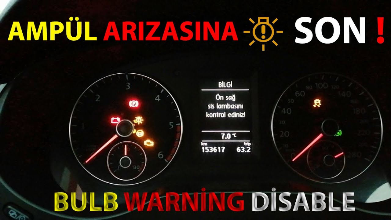 jetta Mk6 Ampul Arıza Işığı Söndürme! %100 Modülsüz Kesin Çözüm! Led Ampül Lamba Kodlama DİRENÇ YOK