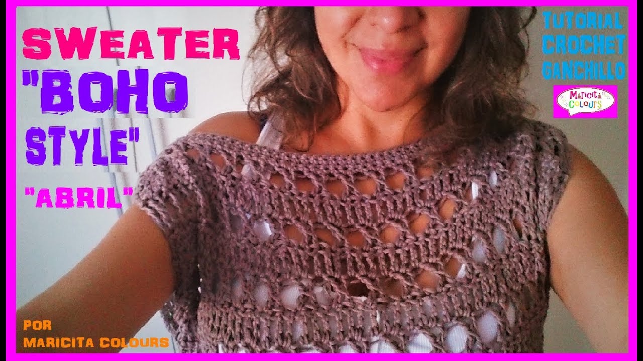 😍SWEATER A CROCHET 