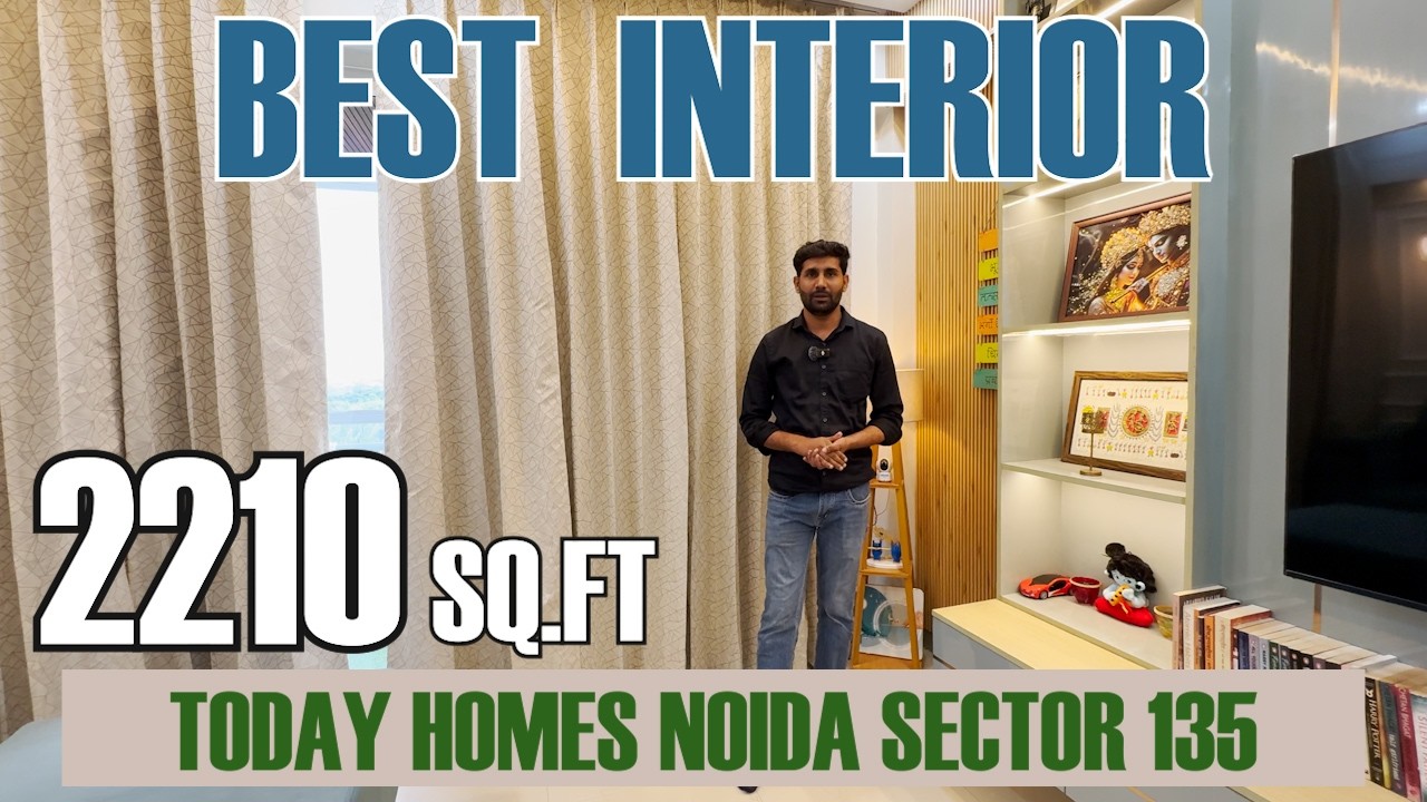 BIGGEST 2210 Sq.Ft Flat in TODAY HOMES Noida Sector 135 Tour?