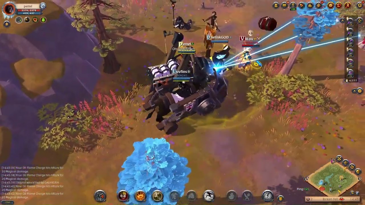 Albion online behamoth ganking gone wild!!!!