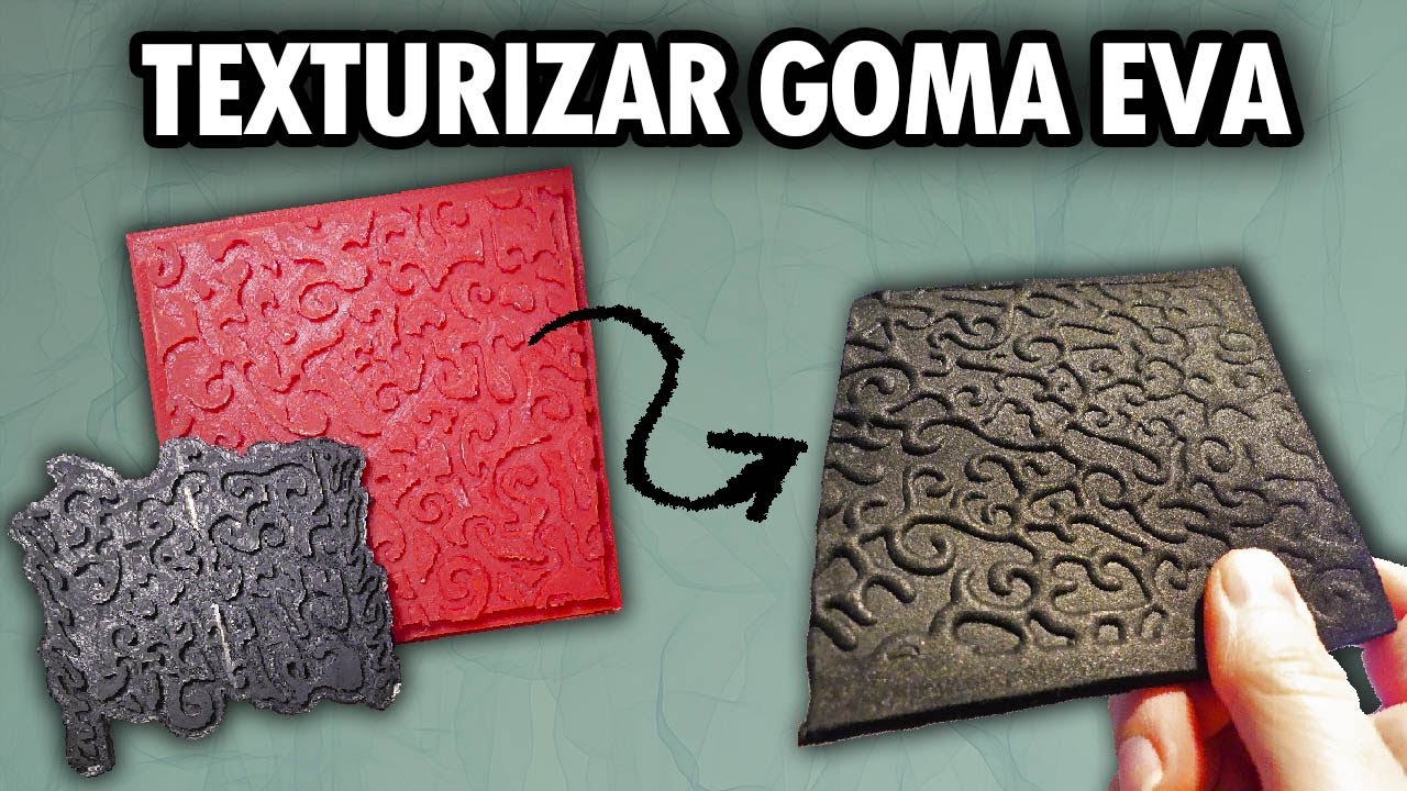 Tutorial GOMA EVA ► texturas en relieve personalizadas