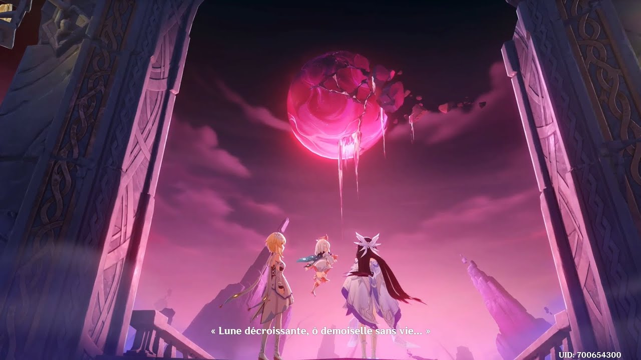 Genshin Impact Luna II - Cin&eacute;matique : Lune d&eacute;croissante, &ocirc; demoiselle sans vie&hellip;