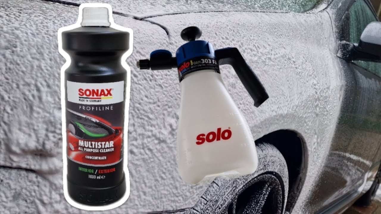 Solo Cleanline Vario Foam 303 FA Sprayer & Sonax Multistar All Purpose Cleaner Concentrate APC