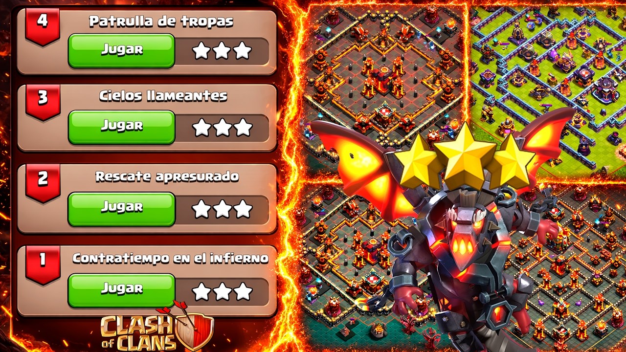 💥 Cómo Completar los 4 Primeros Desafíos al 100% (Clash of Clans)