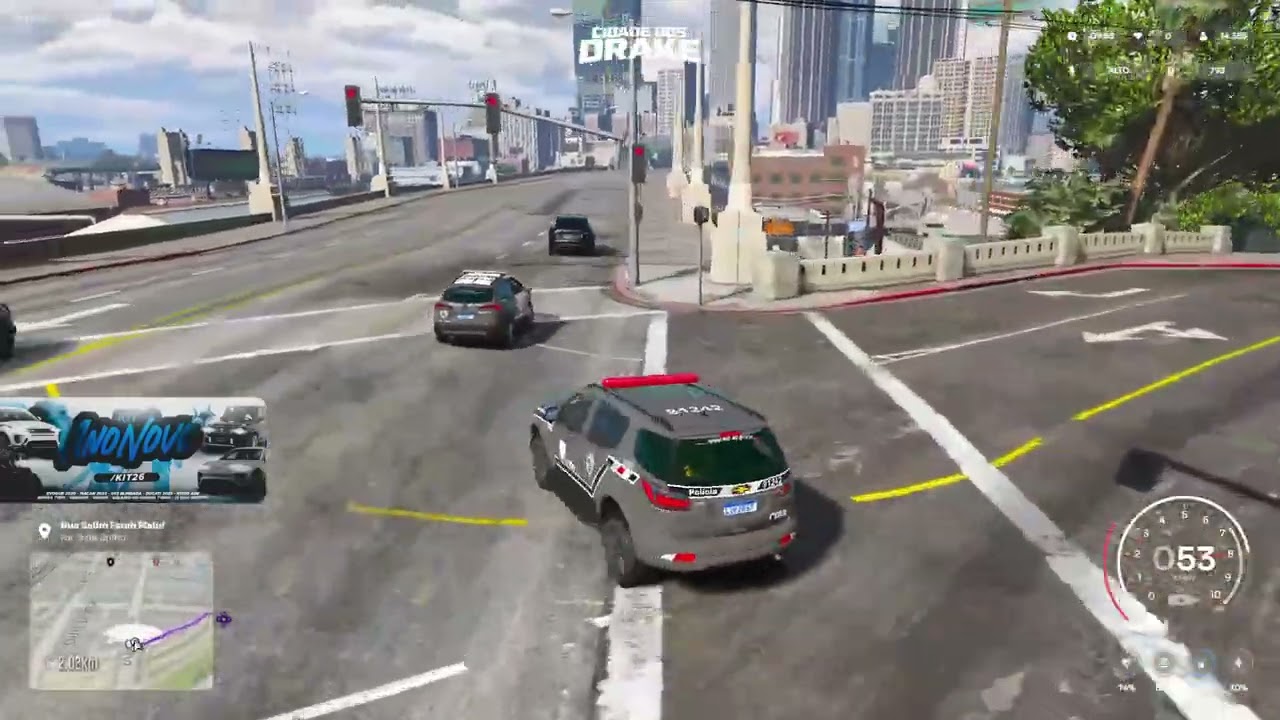 Tentou da fuga da Rota mas foi bração / #gta #gtarp 