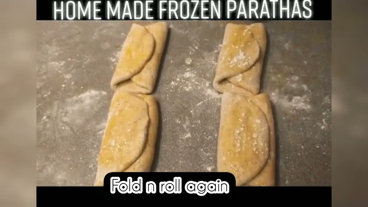 home made frozen parathas