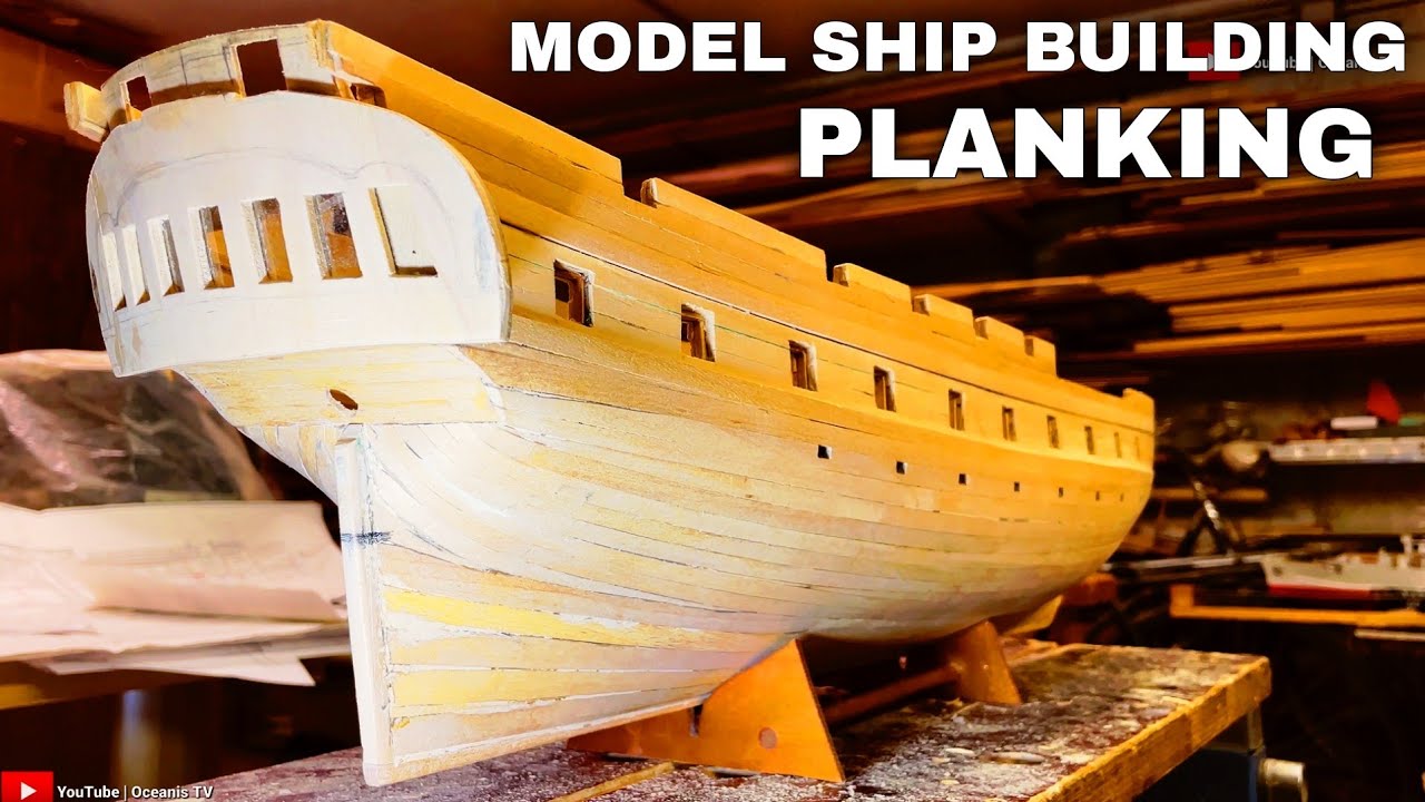 How Building Model Ship , Planking from Beginning