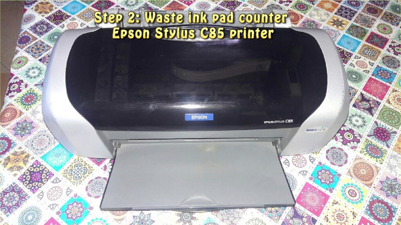 Reset Epson Stylus C85 Waste Ink Pad Counter