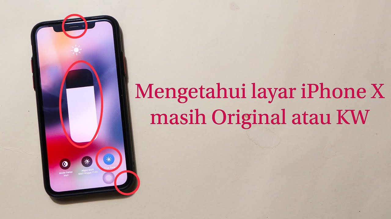 Cara simpel Mengetahui lcd iphone masih original - cek lcd iPhone X original