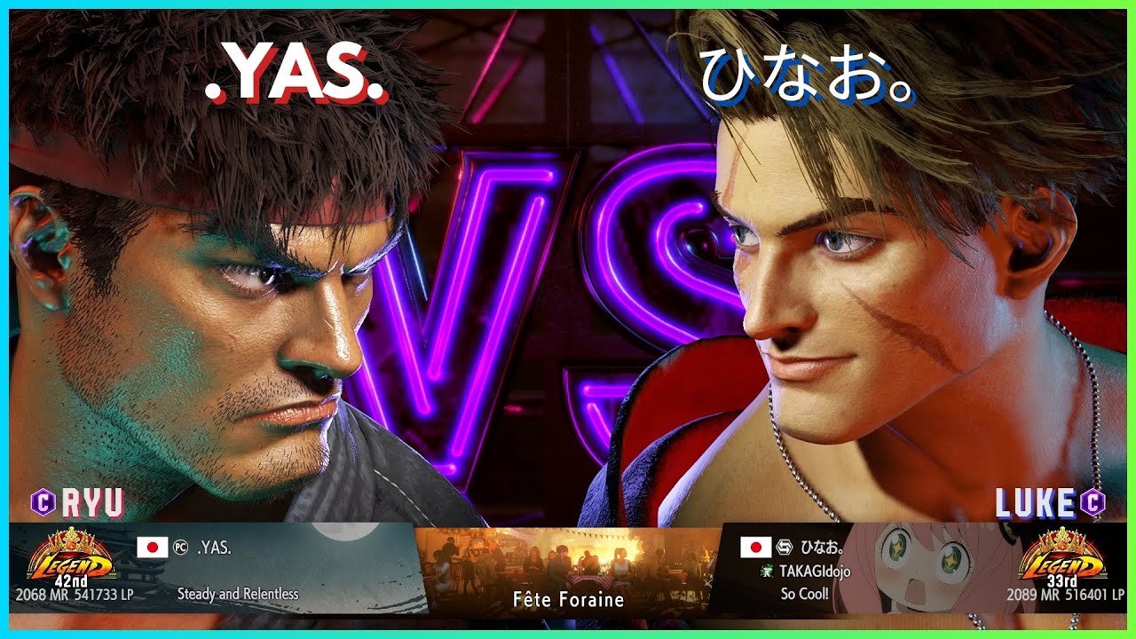 Street Fighter 6 - .YAS. (Ryu) vs ひなお。 (Luke)