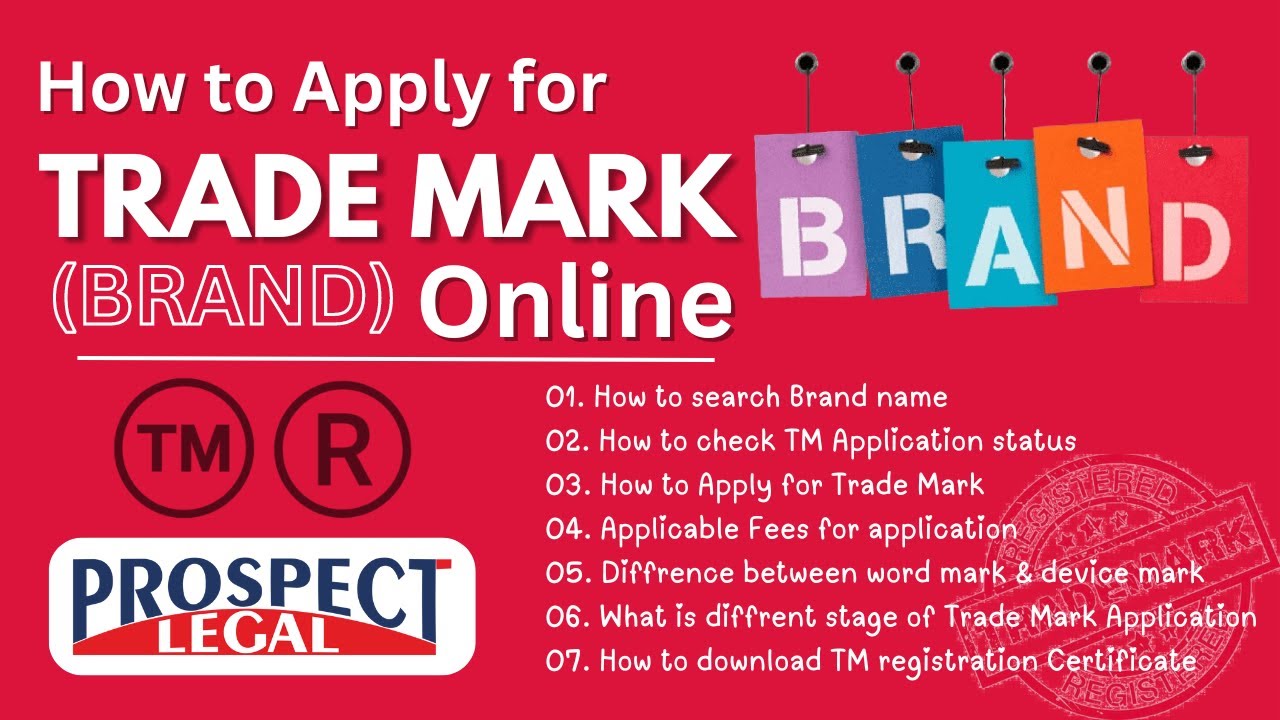 Trademark (Brand) Registration Process Online | How to Register Trademark Online - Must watch