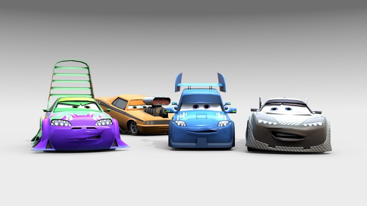 Вступительная заставка игры Cars - Delinquent Road Hazards (Blender)