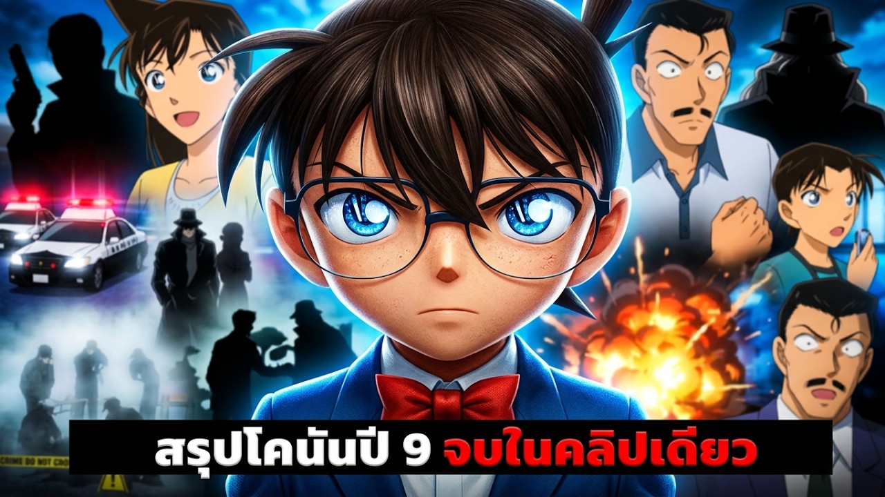 สรุปตอนรวม! โคนันปี 9 จบในคลิปเดียว | Detective Conan the Series 9 |