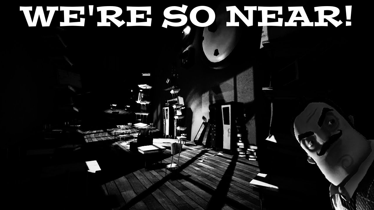 GETTING TO THE END...HE WON'T LEAVE ME! (Hello Neighbor Alpha 4 Part 2)