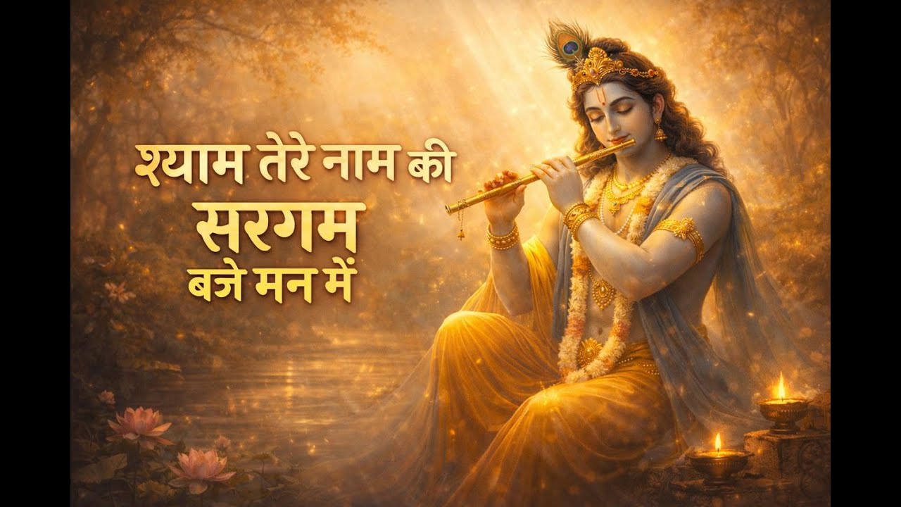 श्याम तेरे नाम की सरगम बजे मन में Krishna Bhajan | Soft Devotional Song | Peaceful Bhajan#bhaktisong