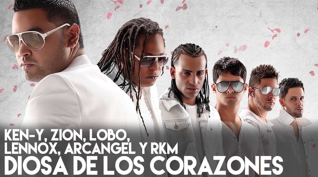 Ken-Y, Zion, Lobo, Lennox, Arcangel, RKM - Diosa de los Corazones (La Formula) [Lyric Video]